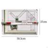 Drawing Drafting Table A3 Multifunctional with Protractor Board