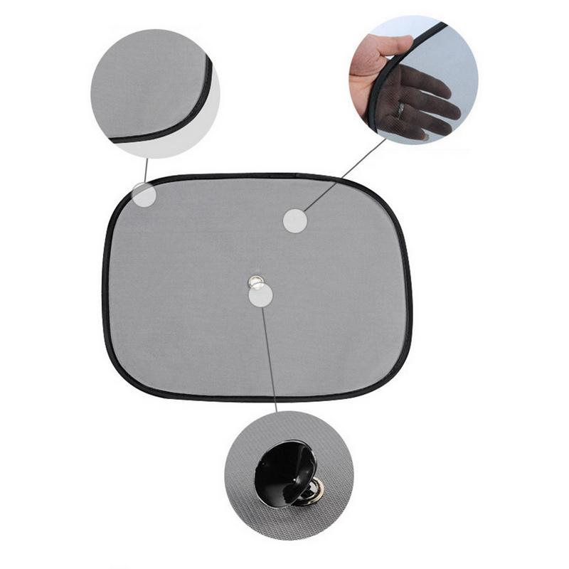 Сетчатая автомобильная шторка на окно, автомобильные экраны для переднего бокового окна, автомобильные аксессуары, боковые солнцезащитные шторки на окна автомобиля, дышащая сетка