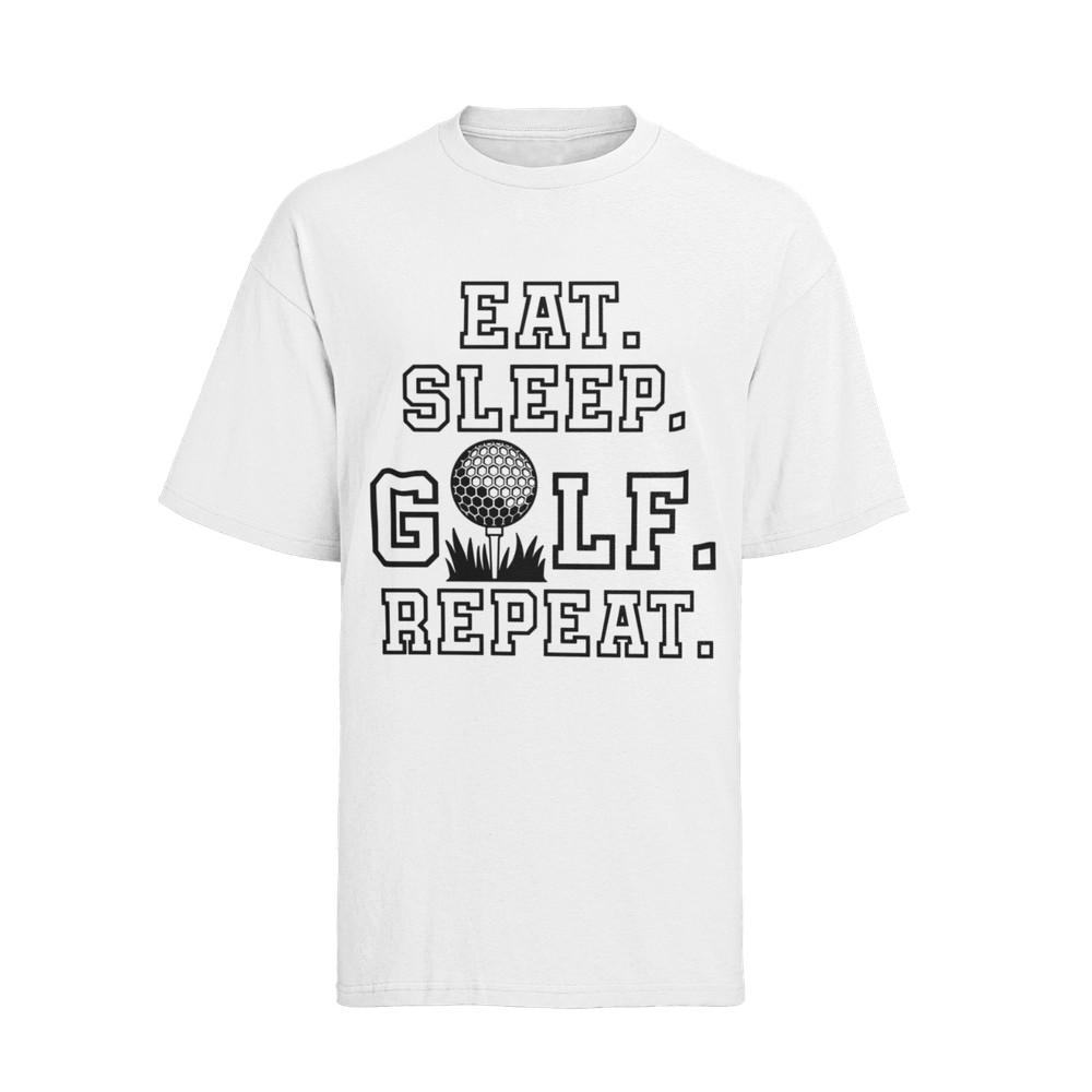 Eat Sleep Golf Repeat Saying Us Open PGA Mens Organic Cotton T-Shirt S-XXXL