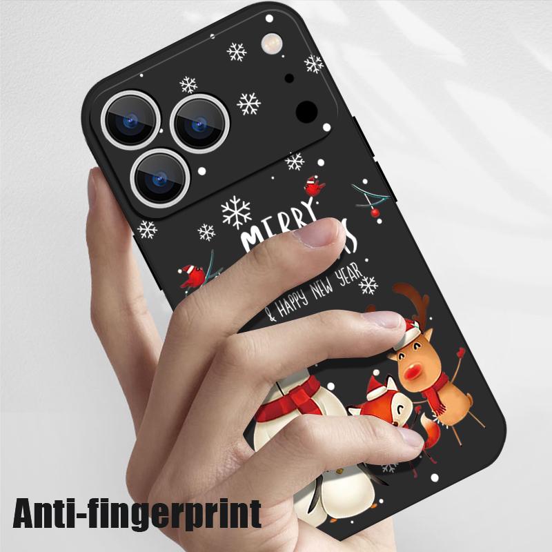 Милый чехол из ТПУ мягкого силикона с узором снежного поля для iPhone 17 Pro Max 16E 16 15 14 13 Pro Max 12 Pro 11 противоударный со шнурком чехол для телефона fundas