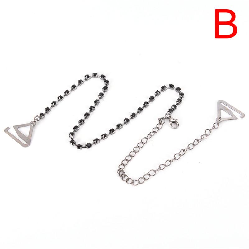 Сексуальный женский бюстгальтер из 1 комплекта 1/2 ряда с прозрачными кристаллами и стразами, регулируемый металлический бюстгальтер на бретелях