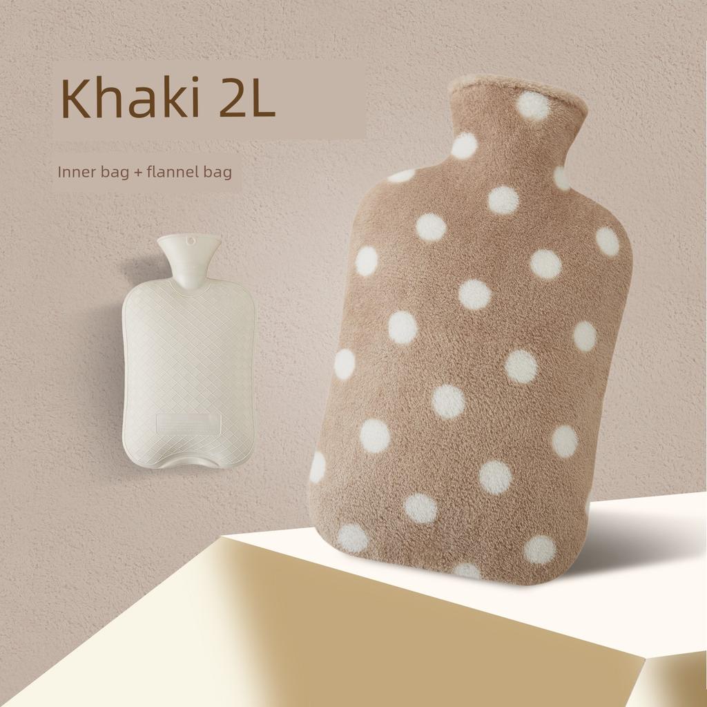 Large Pvc Hot Water Bottle for Women, Thickened Water-Filled Heating Bag, Explosion-Proof, for Warming Hands, Applying to Stomach and Waist