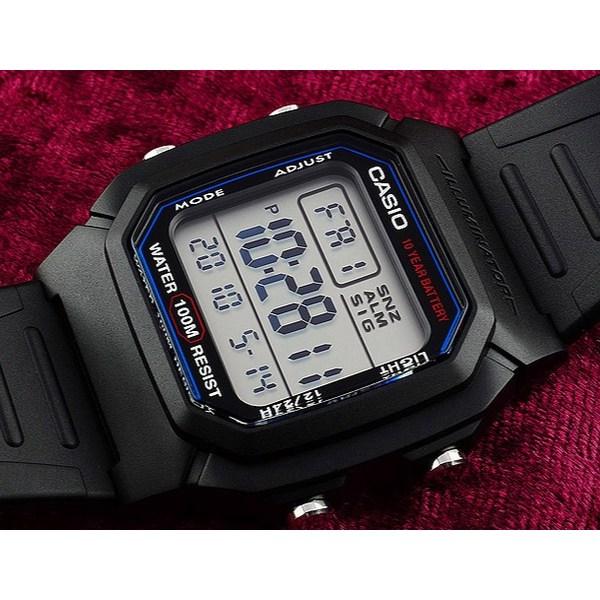 Casio Электронные часы с уретановым ремешком W-800H-1A