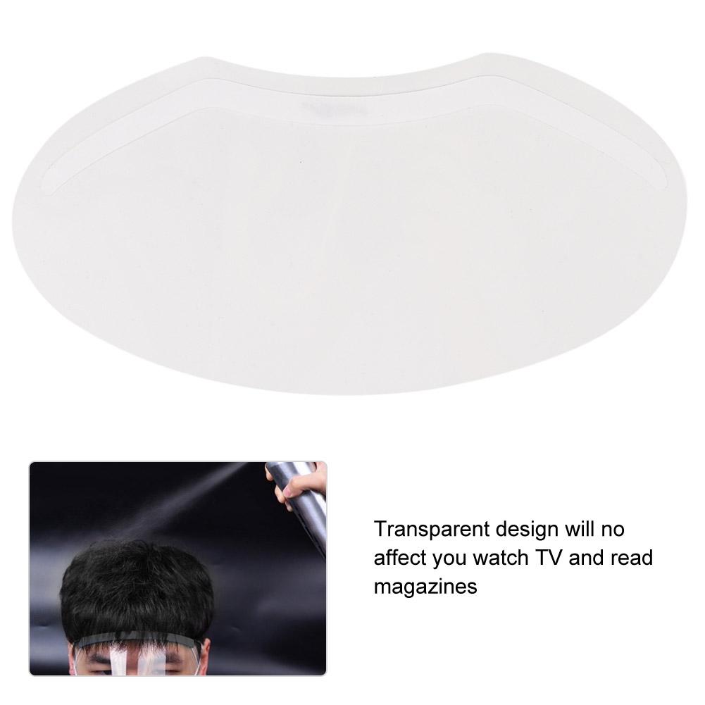 50pcs Transparent Face , Hairdressing For Cover with Double Sided Adhesive Tape, Special Designed for Hair Salon and Hair Styling