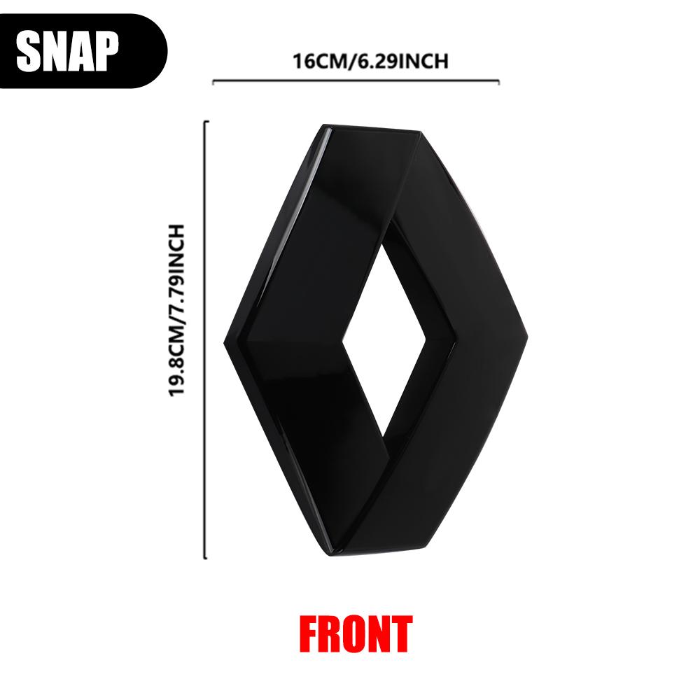 For Renault 2026 New Hub Caps Car Hood Front Grill Emblem Tail Trunk Logo Cover Decoration For Renault Loguna Duster Zoe Scenic