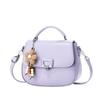 Women New High Appearance Candy Color Small Square Top Handle Bag, Versatile Shoulder Crossbody Handbag