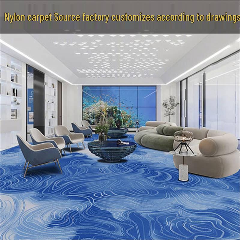 Утолщенный нейлоновый звукоизоляционный ковер для гостиниц, кинотеатров, бильярдных и клубных помещений