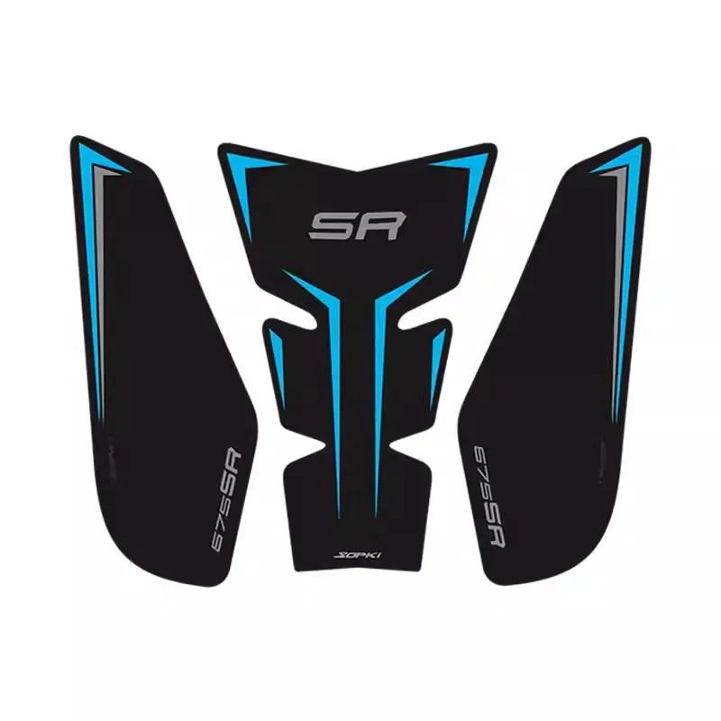 ДЛЯ Мотоцикла CFMOTO 675SR-R Противоскользящие Накладки на Топливный Бак Боковые Накладки на Колени Защитные Наклейки 675SR SR675 675 SR CF675