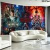 Stranger Wall Tapestry Aesthetic Wall Hanging Printed Fabric Blanket Decorative Tapestries for Bedroom Living Room Home Decor