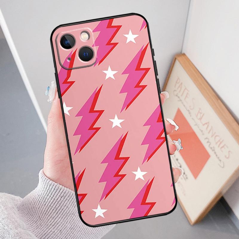 Милый чехол-накладка с молниями, горошком и звездой для iPhone 12 Pro Max 11 13 Mini X XR XS Max SE 2020 6S 7 8 Plus