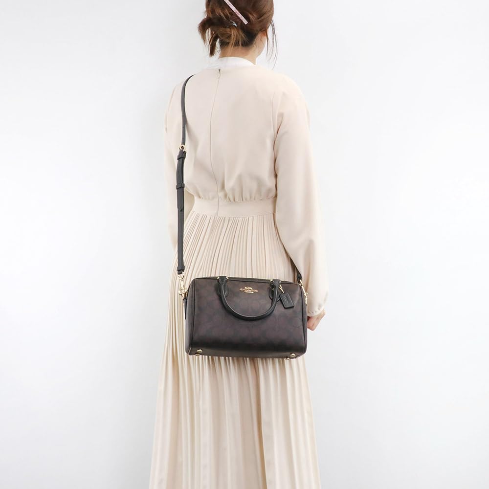 Сумка через плечо CH280 2way Signature Brown [Coach] Женская (IMAA8 Черный) [Элемент]