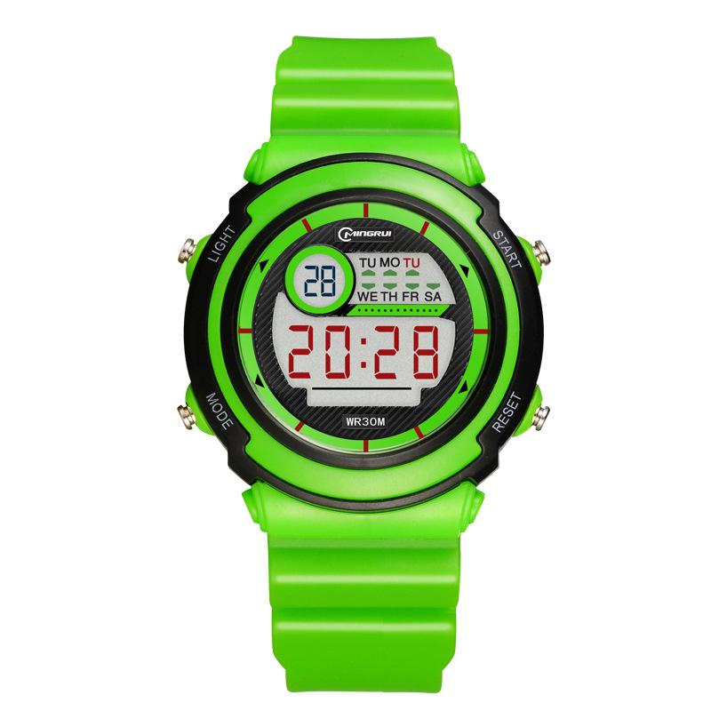 UTHAI CQ421 Детские часы Ночник Спортивные Светодиодная подсветка Водонепроницаемость 30 метров Многофункциональные Электронные часы Часы Подарок