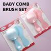2 PCs Plastic Baby Grooming Kit Daily Head Care Set Newborn Hair Brush Soft Bristle Scalp Brush