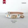 MUTTCO Мягкий желтый луковый орхидейный ошейник для кошки