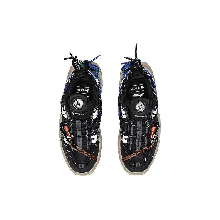Женские массивные кроссовки Li Ning низкие черные AGLQ138-1