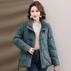 TUCANO Women's Vintage Stand-Collar Short Down Jacket