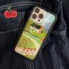 Чехол для телефона Wildflower ins Nara Smith Sweet Sliy для iPhone 12 13 14 15 16 Pro Max Plus 17 Pro Вишни Клоун Вокруг Орхидея