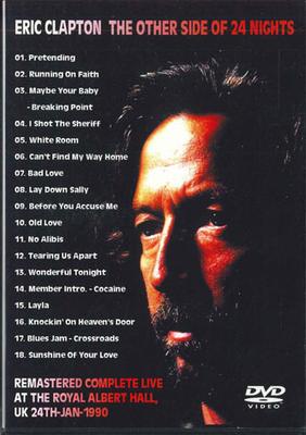DVD ЭРИК КЛЭПТОН - Другая сторона 24 ночей FSVD240 FOOTSTOMP Неизвестное музыкальное видео Б/У