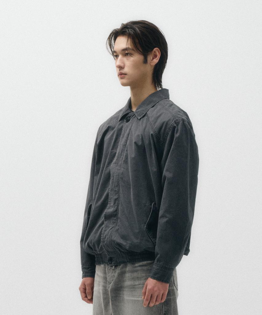 Хлопковая куртка-бомбер Harrington Ecorr_Угольный