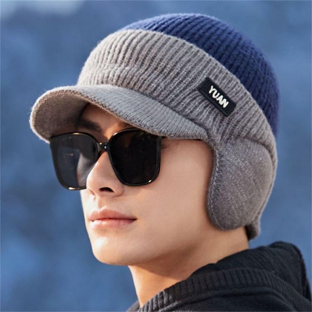 Dual Tone Dad Hat Keep Warm Couples Hats Fashion Baseball Cap Outdoor Activities
