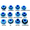 15pcs/set Car Engine Oil Filling Funnel Adaptor Opening Filling Filler Set Tool Swivel Offset Car Accessories Refueling Tools