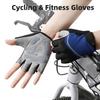 1 пара перчаток для велоспорта с полупальцами для мужчин и женщин, влагоотводящие, дышащие, нескользящие, многоцелевые, для езды на мотоцикле, для спорта, без пальцев