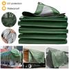 Large Tarpaulin Waterproof Heavy Duty 3mx4m/3m Tarp Rain Cover Reinforced Multipurpose Outdoor Garden Backyard Awning Canopy