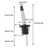 1/3PCS Barware Liquor Dispenser Spout Stopper Stainless Steel Bottle Cap Wine Pourer