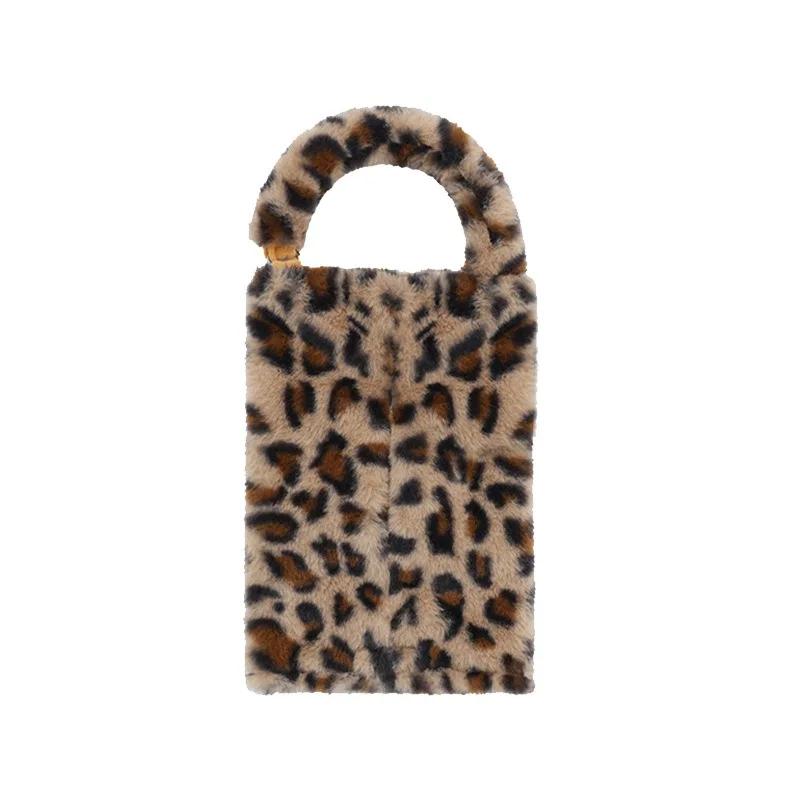 Car Tissue Bag Hanging Bag Leopard Print Bow Tissue Box Inside the Car Seat Tissue Bag Hanging Tissue Box Universal