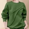 Осенние кофты, корейские топы с круглым вырезом, свободные однотонные пуловеры с капюшоном, женские пуловеры с длинными рукавами и капюшоном 29578