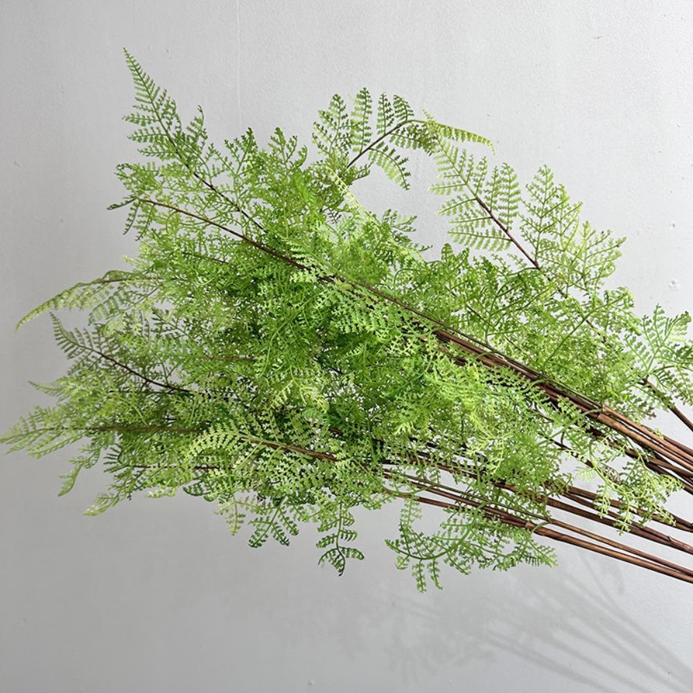 Realistic Artificial Fern Plant Branches Handmade Elegant Artificial Greenery Fern Grass Real Touch Fake Plants