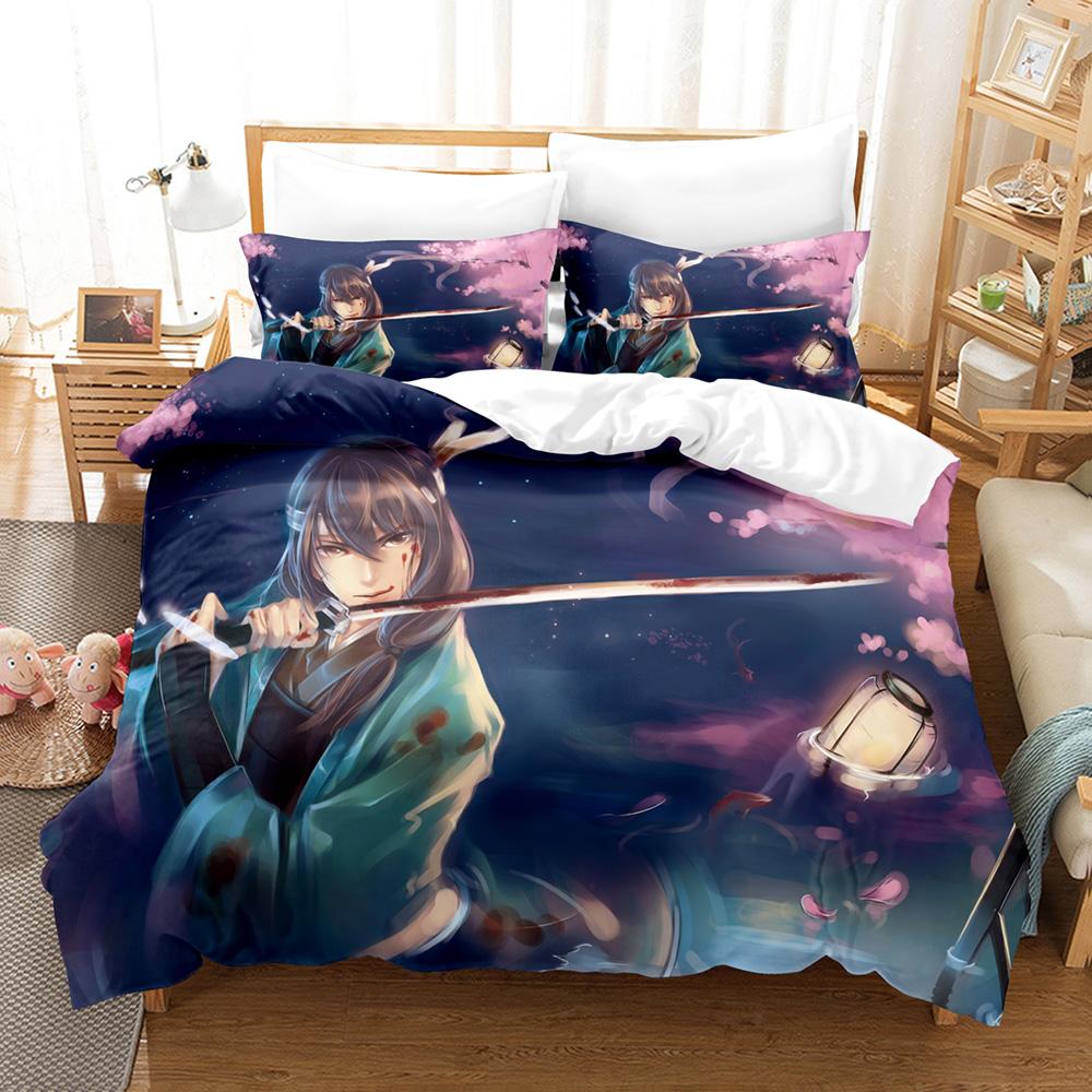 3D Anime Bedding Set For Adults And Children, Single,Twin, Full,Queen, King Size Bed Set,Duvet Cover,3D, Bedroom Bed Linens