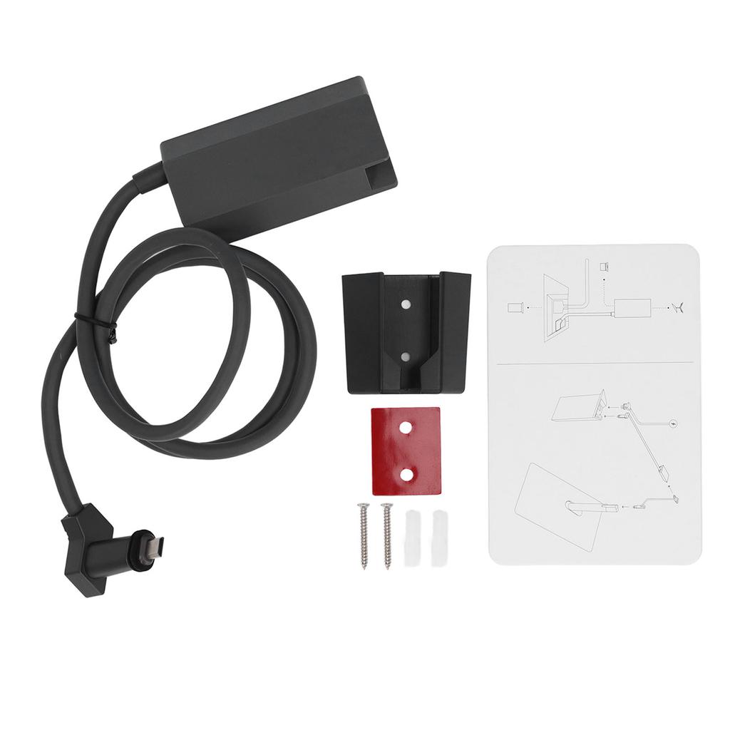 Для Starlink V2 Сетевой адаптер Ethernet 1200 Мбит/с Передача Экономия места с длиной кабеля 3,3 фута Настенный кронштейн