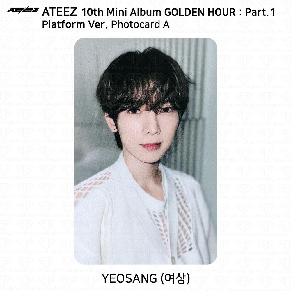 ATEEZ 10-й мини-альбом Golden Hour Part.1 Платформа Версия Мини-открытка для фотокарты KPOP
