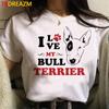 Cotton Tees Cotton Tee French Bulldog Bull Terrier Top Tees Women Harajuku Vintage Grunge Aesthetic Couple  T Shirt Tumblr Graphic Tees Women