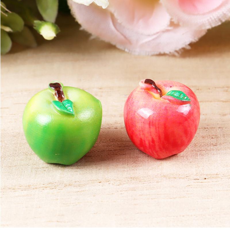 10Pcs Miniature Food Toy Realistic Snake Fruit Pear 3D Fruit Model Diy Dollhouse Accessory Home Decoration