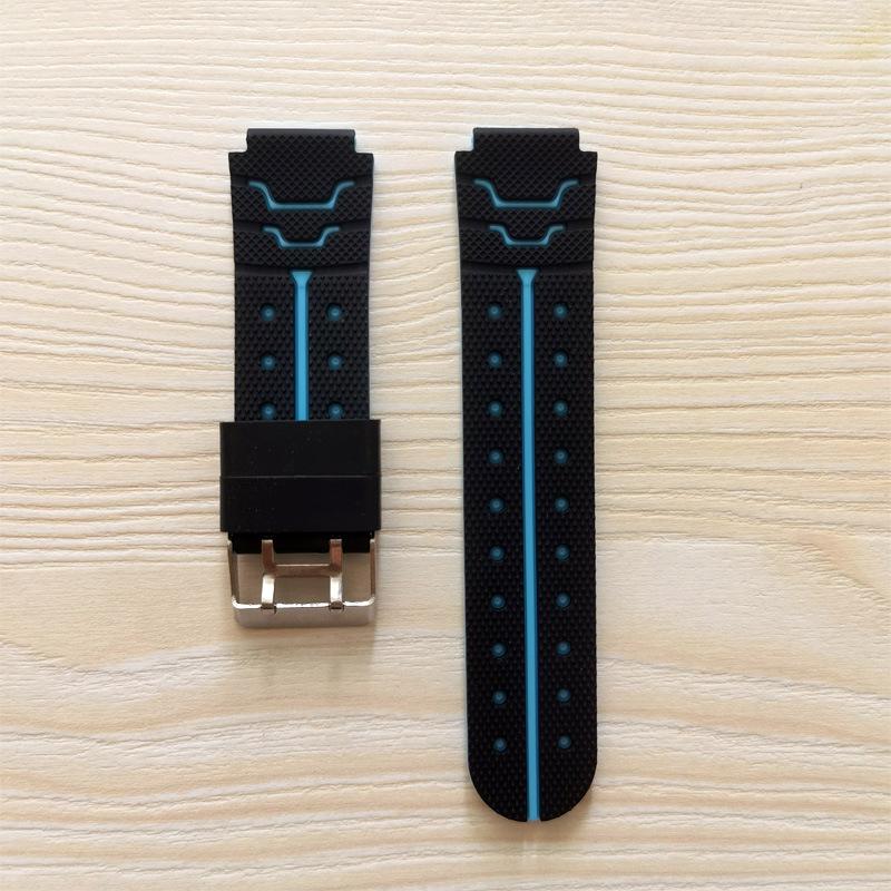 Детский силиконовый ремешок для смарт-часов, универсальный Y-образный, двухцветный, интерфейс 16 мм