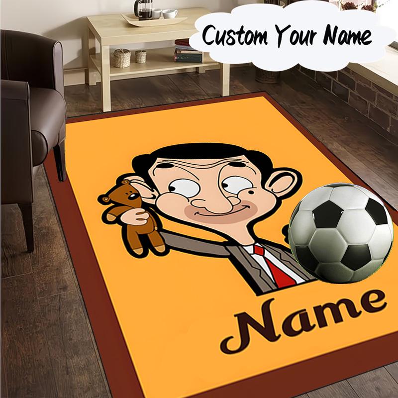 Custom Name Bean's Adventure Carpet, Chair Rug,Area Rug for Office Bedroom living rooms bedroom, Doormat decor Christmas fan gifts