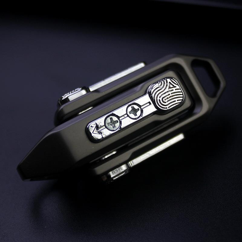 Магнитная толкающая карточка, толкающая яйца, кликерная пластина, механический слайдер, тактильная монета, игрушки для снятия стресса, антистрессовый металлический сплав