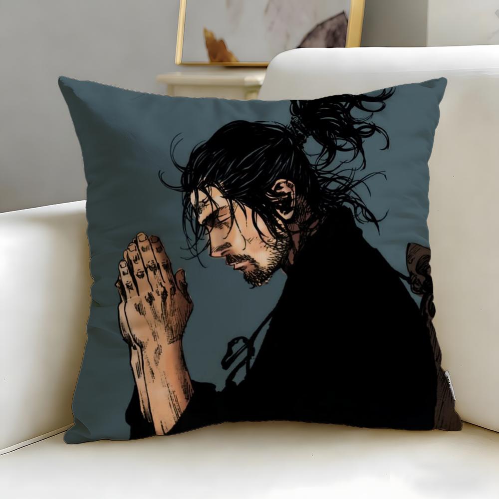 Fashion Vvagabonded Cushion Cover Soft EasyWash Pillow Case Versatile for Couch Bed Travel and Office