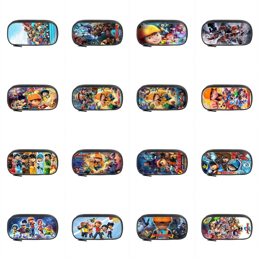 Пенал Boboiboy для детей, нейлоновая сумка для хранения с мультяшным дизайном