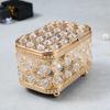 New Product Creative European Light Luxury Crystal Jewelry Box Retro High End Jewelry Storage Box Jewelry Box Ring Box