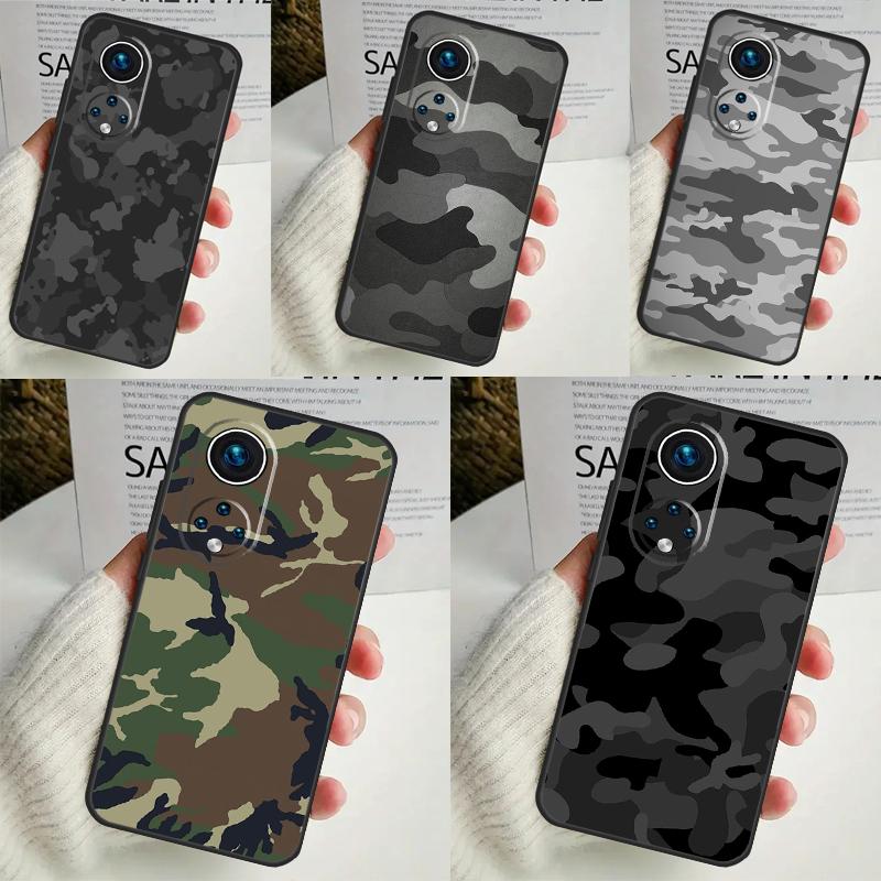 Military Army Camouflage Case For Honor X9b X8b X8 X9 X6a X7a X8a X9a Honor Magic 6 5 Pro 50 70 90 Lite Back Cover
