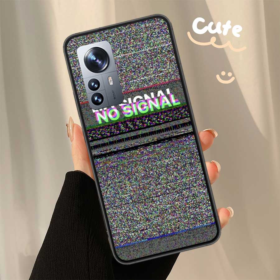 Retro TV Test Pattern Phone Case For Xiaomi 14 F7 Ultra Mi 15 Poco M6 M5S F6 F5 F3 X7 X6 X5 X4 X3 11T 10T Pro 11 Lite Cover Coqu