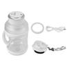 2L Sport Portable Blender with 6 Edge Blades 18000rpm 4000mAh Type C Travel Juice Blender for Shakes Smoothies White