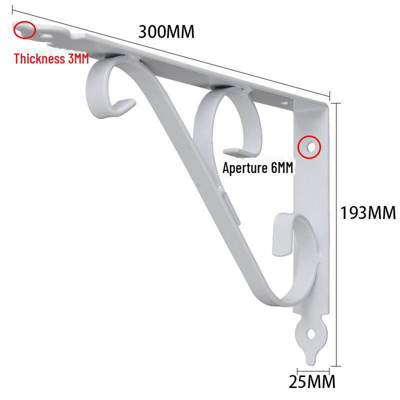 Утолщенный железный треугольный кронштейн для мраморной столешницы