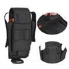 Nylon Multifunction Tool Storage Bag Multiple Pocket Organizer for Pencil Knife FlashlightBlack