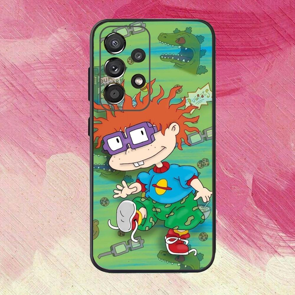 R-Rugrat Чаки12 A-Анжелика Чехол для телефона для Samsung S25, S24, S21, S22, S23, S30, Ultra, S20, Plus, Fe, Lite, Note, 10, 9, 5G Черная крышка