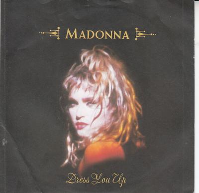 7-дюймовая пластинка MADONNA - Dress You Up W8848 Sire 1985 UK Танцевальная и Электронная Б/У