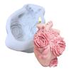 3D Flower Candle Molds Castings Molds Flower Heart Silicone Moulds Epoxy Resin Molds Ornament Plasters Molds Soap Molds